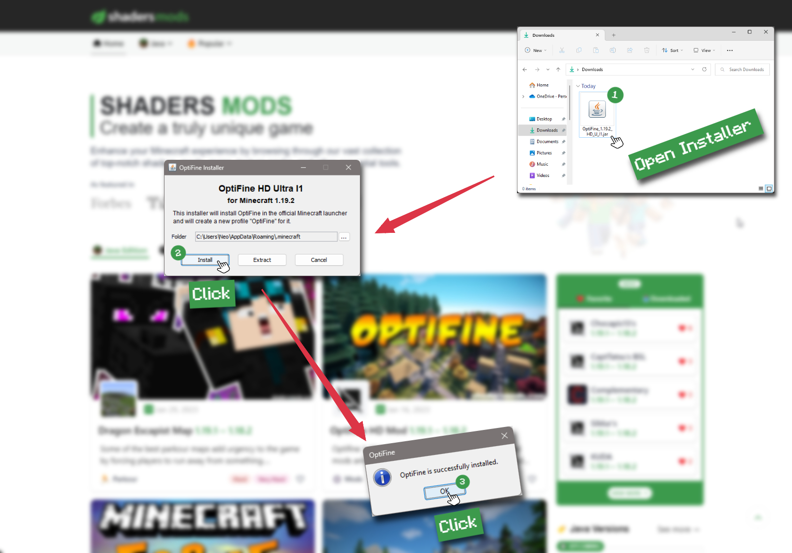Potato Shaders 1 19 4 1 18 2 Shader Pack For Low End PCs Shaders Mods
