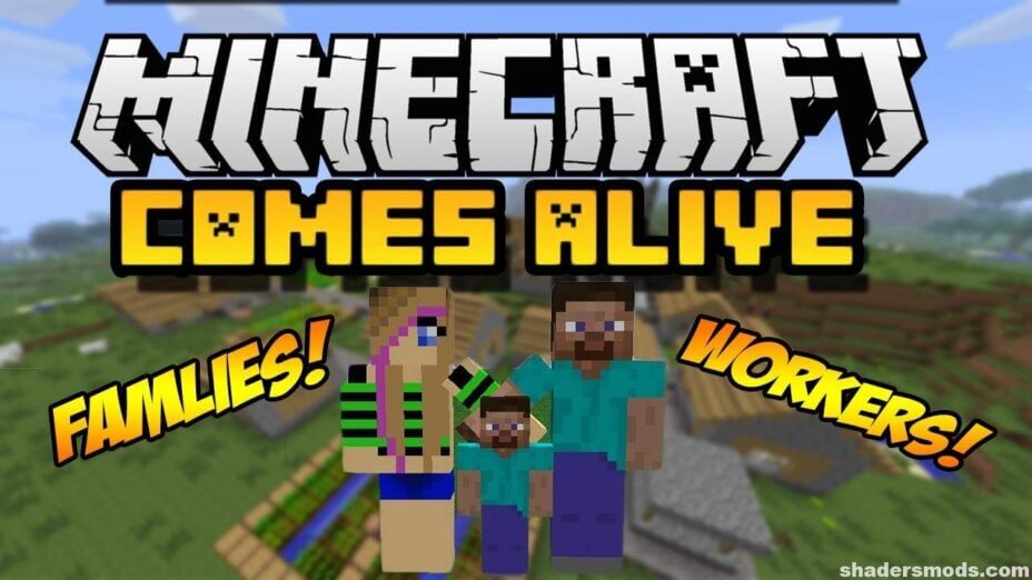 Minecraft, THE SIMS in Minecraft! (Minecraft Comes Alive!)