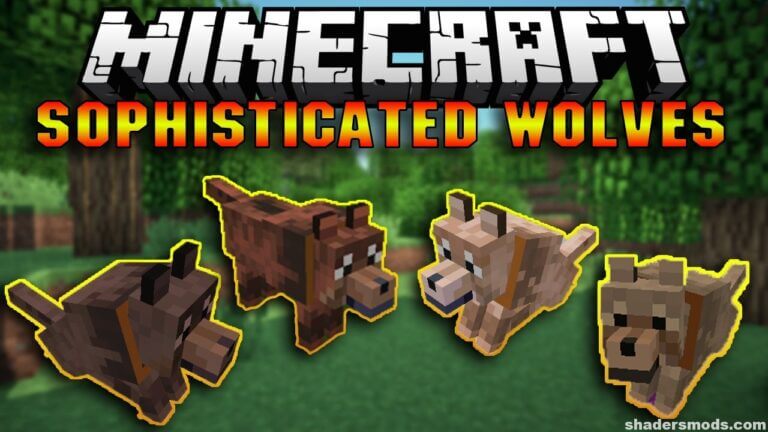Sophisticated Wolves Mod 1.19.2 → 1.12.2 (AI Wolf) — Shaders Mods