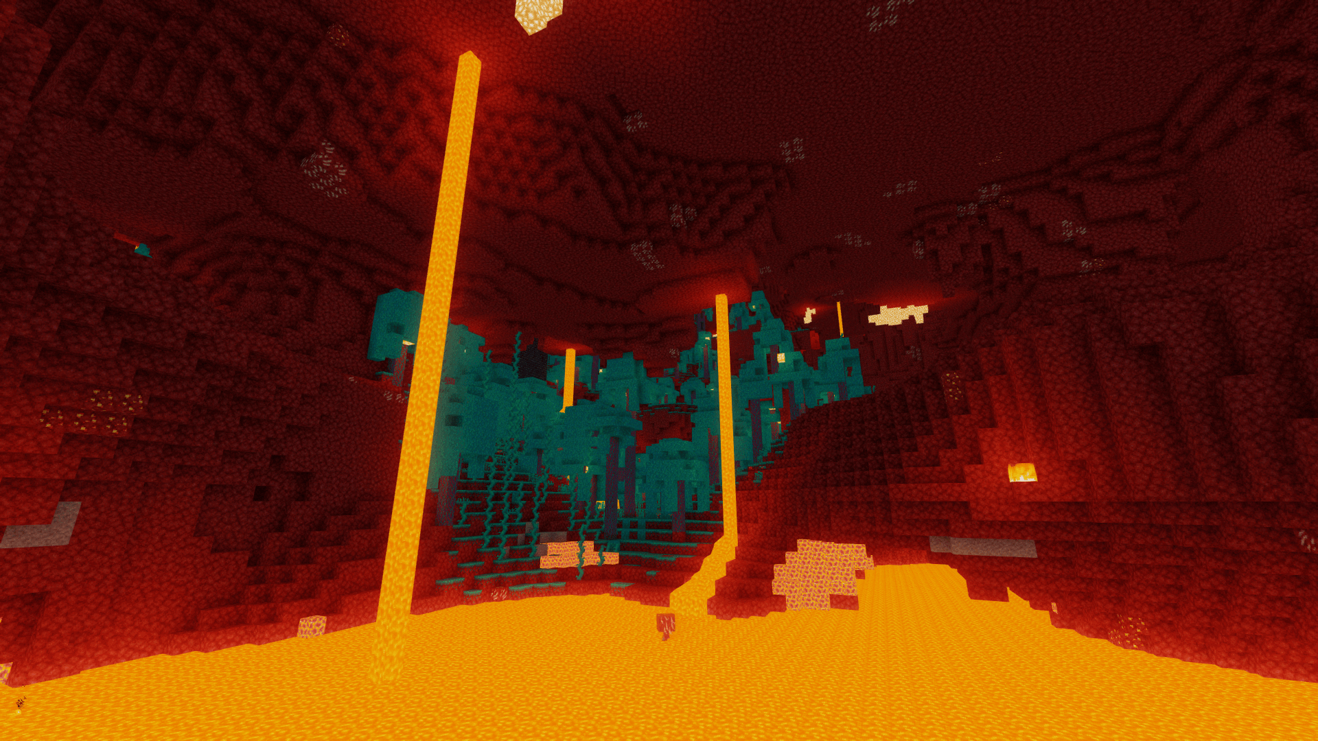The Nether with Oceano Shaders 3.0