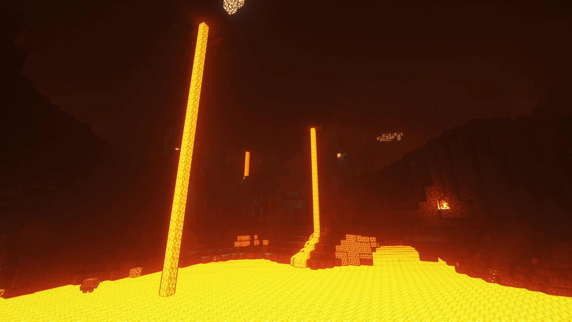 The Nether with AstraLex Shaders