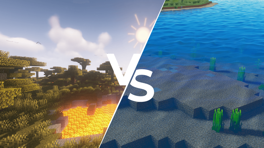 AstraLex vs Oceano Shaders 3.0 Comparison