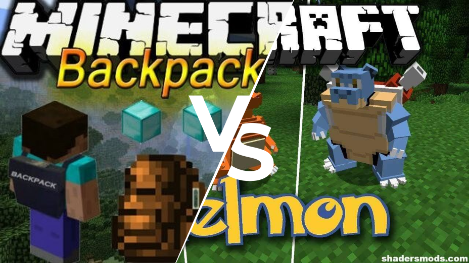 Backpacks vs Pixelmon Comparison