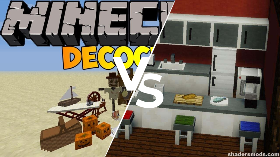 Decocraft vs MrCrayfish’s Furniture Comparison