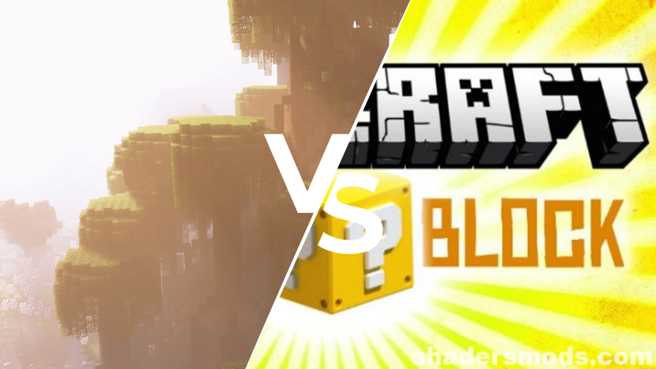Iris Shaders vs Lucky Block