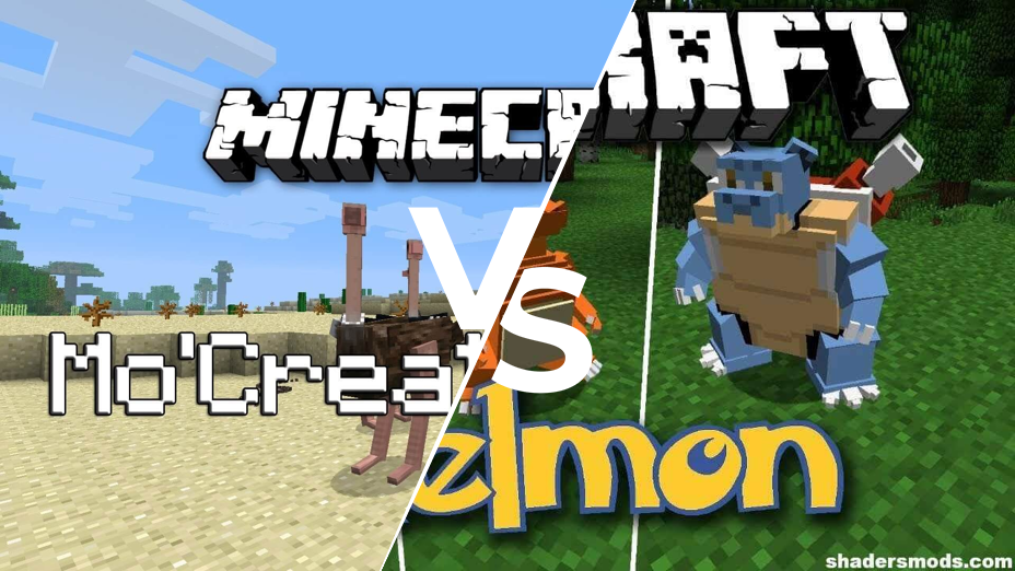 Mo’ Creatures vs Pixelmon Comparison