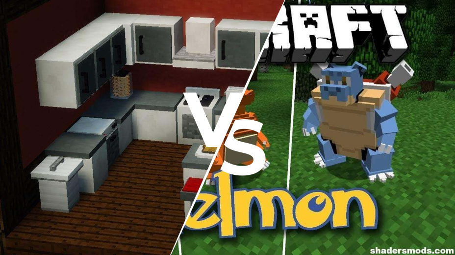 MrCrayfish’s Furniture vs Pixelmon Comparison