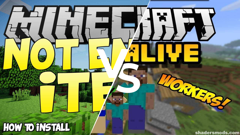 Not Enough Items vs Minecraft Comes Alive Comparison