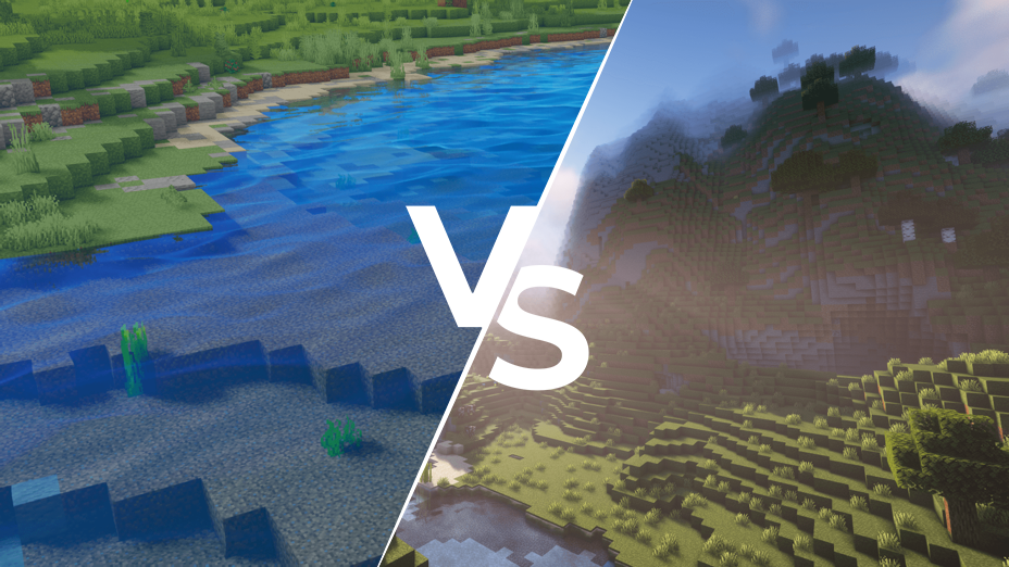 Oceano Shaders 3.0 vs Complementary Reimagined Comparison