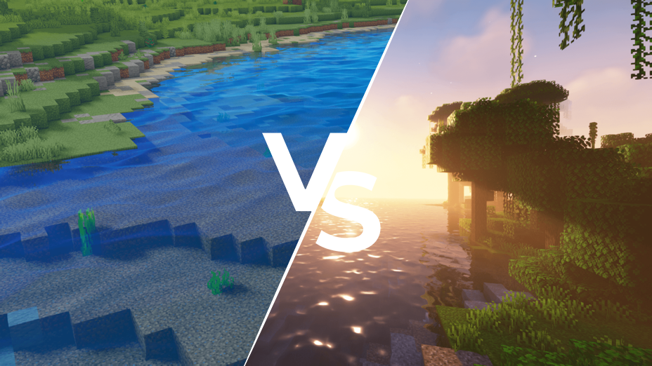 Oceano Shaders 3.0 vs Complementary Comparison