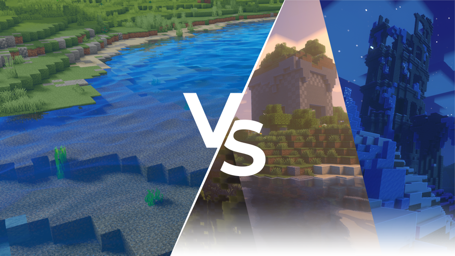 Oceano Shaders 3.0 vs Super Duper Vanilla Comparison