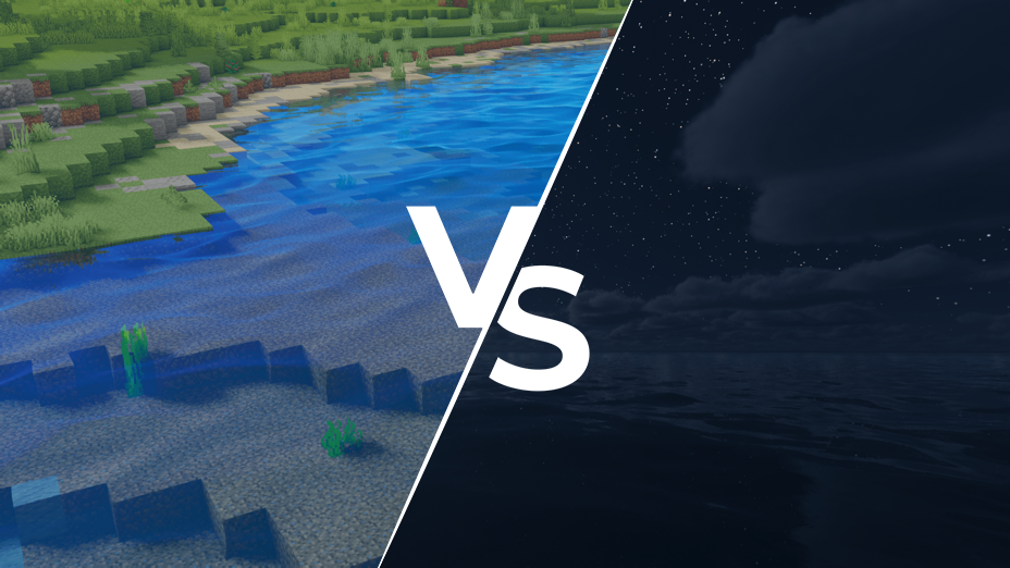 Oceano Shaders 3.0 vs Voyager 2.0 Comparison