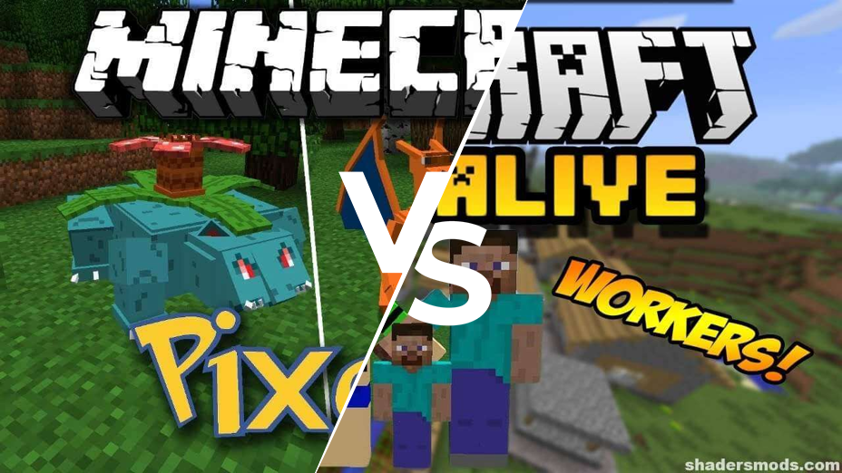 Pixelmon vs Minecraft Comes Alive Comparison