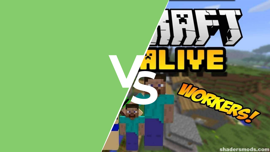 Sodium vs Minecraft Comes Alive Comparison